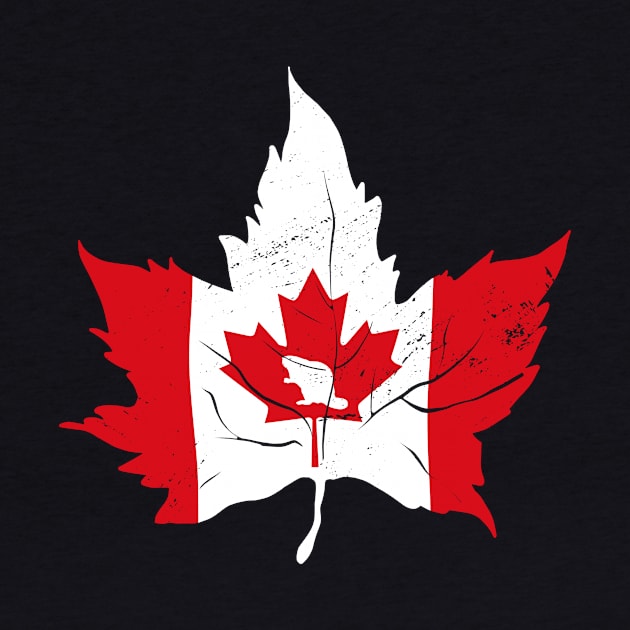 Victoria Canada Day maple flag leaf design by Anonic